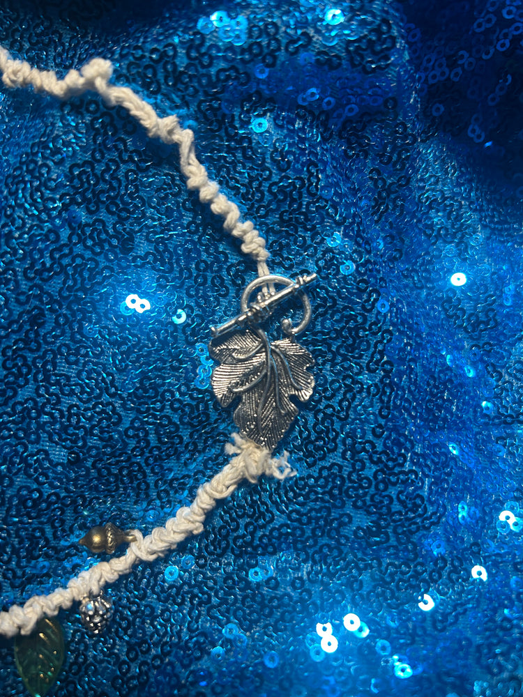 Hemp and Arrowhead Macrame Choker