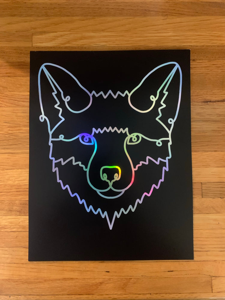 Limited Edition Never Ending Fox Art Print