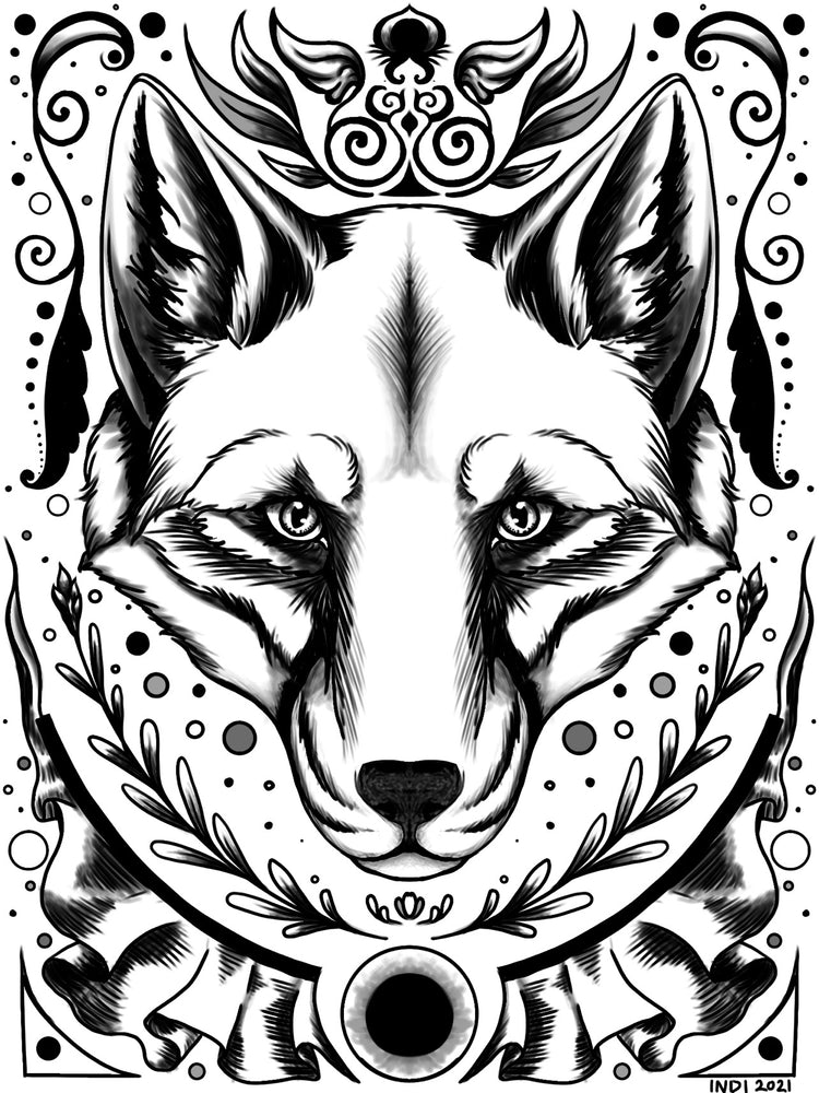 “Curious Creatures” Art Print by Indi Walter