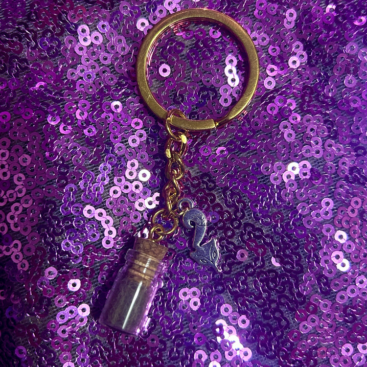 Naturally Shed Fox Fluff Keychains