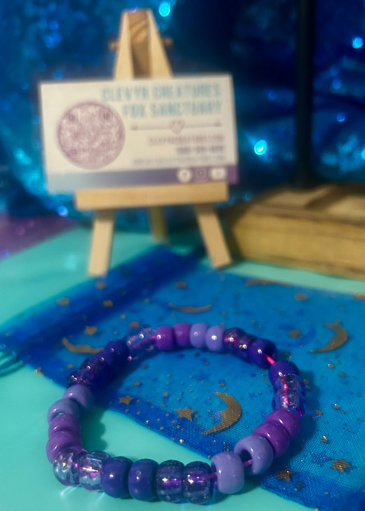 Pony Bead Bracelets - Rainbow Collection