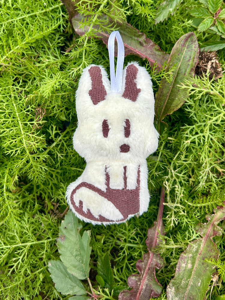 Handmade Plush Fox Ornament