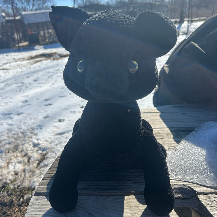 Sitting Crochet Foxes