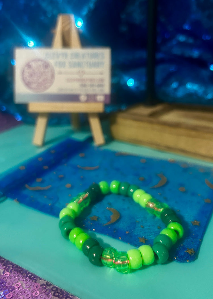 Pony Bead Bracelets - Rainbow Collection