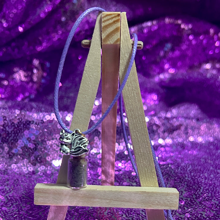 Naturally Shed Fox Fluff Cord Necklaces