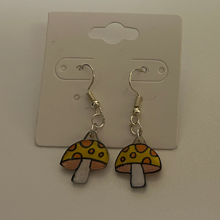 Mushroom Earrings