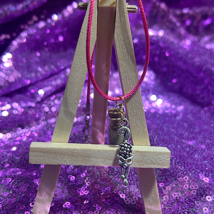 Naturally Shed Fox Fluff Cord Necklaces