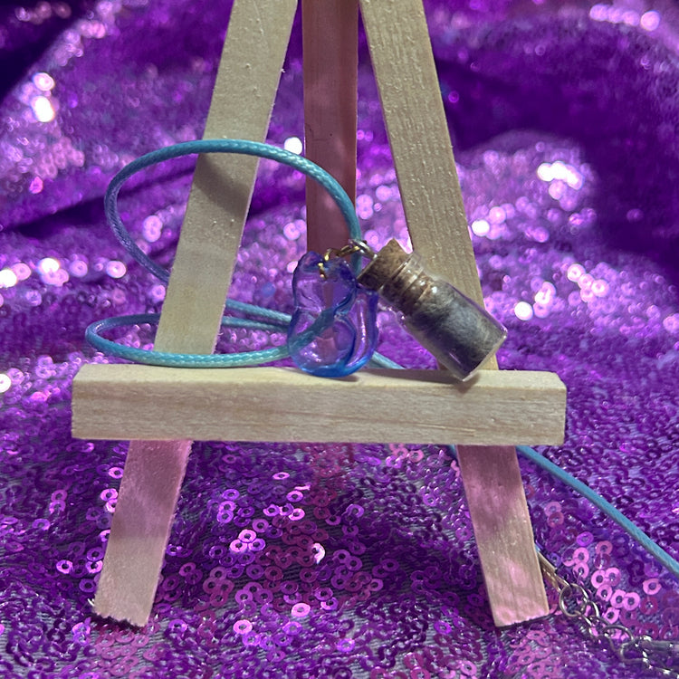 Naturally Shed Fox Fluff Cord Necklaces