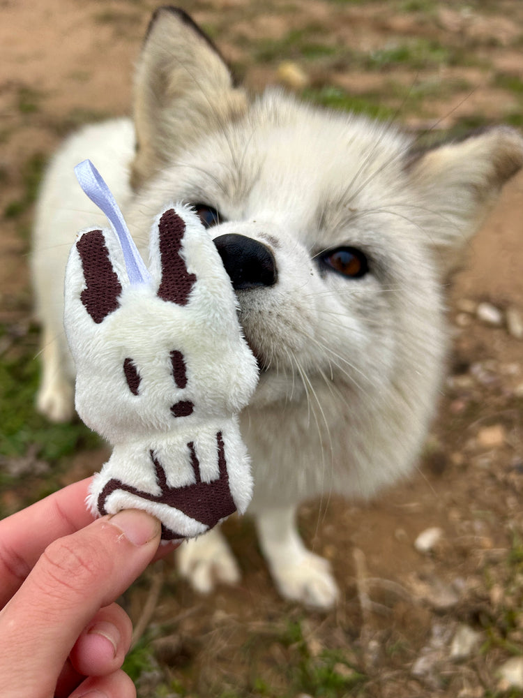 Handmade Plush Fox Ornament