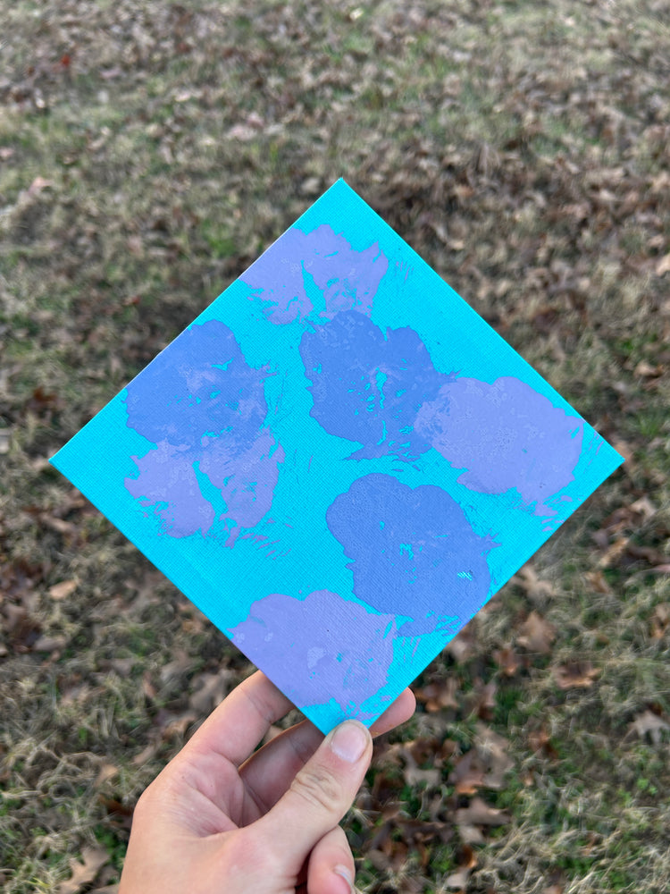 Blizzard - 6x6 Paw Print Painting