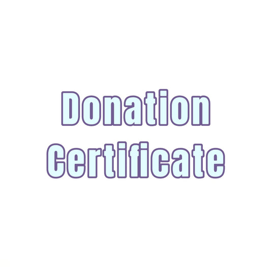Donation Gift Certificate