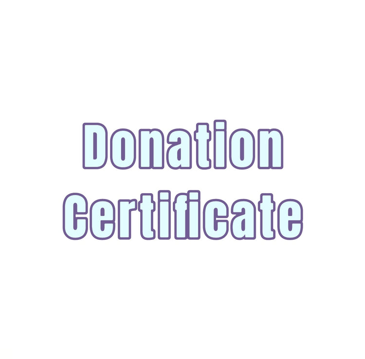 Donation Gift Certificate